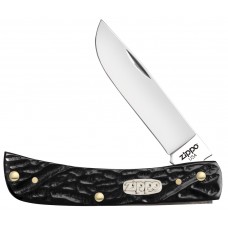 Набор ZIPPO 50576_207 Нож перочинный  Sodbuster Jr Rough Black Synthetic+Зажигалка